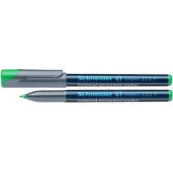 Universal permanent marker SCHNEIDER Maxx 222 F, varf 0.7mm - verde