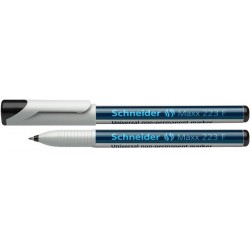 Universal non-permanent marker SCHNEIDER Maxx 223 F, varf 0.7mm - negru