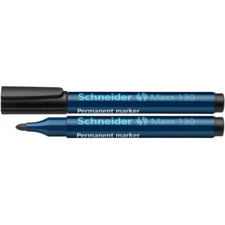 Permanent marker SCHNEIDER Maxx 130, varf rotund 1-3mm - negru