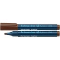 Permanent marker varf gros, rotund, SCHNEIDER 130 - Maro