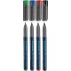 Universal permanent marker SCHNEIDER Maxx 224 M, varf 1mm, 4 culori/set - (N, R, A, V)