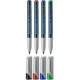 Universal non-permanent marker SCHNEIDER Maxx 225 M, varf 1mm, 4 culori/set - (N, R, A, V)