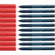 Permanent marker SCHNEIDER Maxx 240, varf rotund 1-2mm - rosu