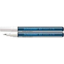 Marker cu vopsea SCHNEIDER Maxx 278, varf rotund 0.8mm - alb