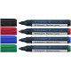 Marker SCHNEIDER Maxx 290, pentru tabla de scris+flipchart, varf rotund 2-3mm, 4 cul/set - (N,R,A,V)