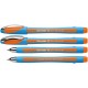 Pix SCHNEIDER Slider Memo XB, rubber grip, accesorii metalice - scriere orange