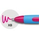 Pix SCHNEIDER Slider Memo XB, rubber grip, accesorii metalice - scriere roz