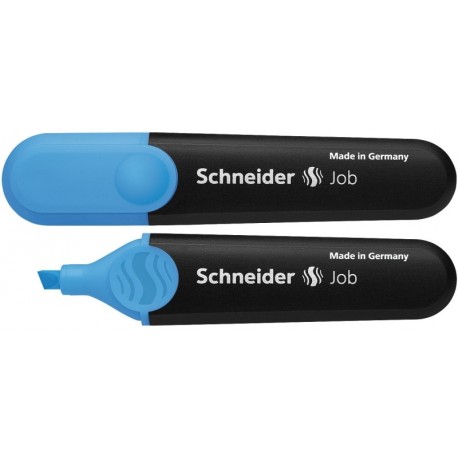 Textmarker SCHNEIDER Job, varf tesit 1+5mm - albastru