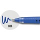 Pix SCHNEIDER Slider Basic XB, rubber grip - scriere albastra