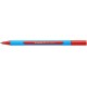 Pix SCHNEIDER Slider Edge F, rubber grip, varf fin - scriere rosie