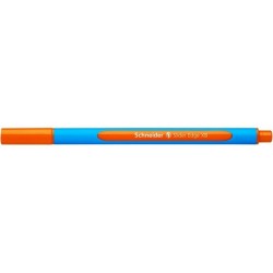 Pix SCHNEIDER Slider Edge XB, rubber grip, varf 1.4mm - scriere orange