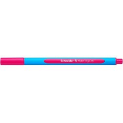 Pix SCHNEIDER Slider Edge XB, rubber grip, varf 1.4mm - scriere roz