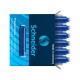 Patroane cerneala SCHNEIDER, 6buc/set - albastru