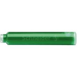Patroane cerneala SCHNEIDER, 6buc/set - verde