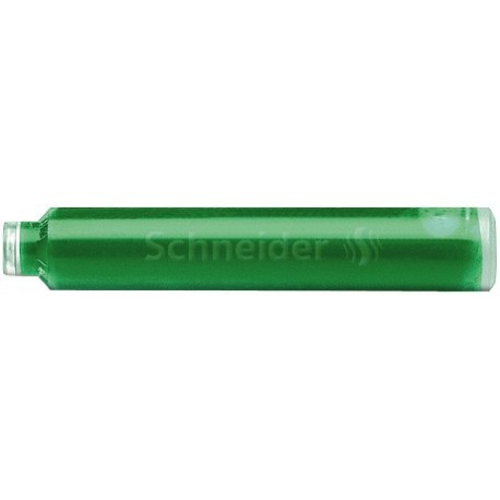 Patroane cerneala SCHNEIDER, 6buc/set - verde