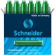 Patroane cerneala SCHNEIDER, 6buc/set - verde