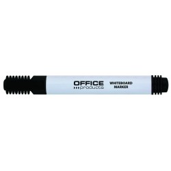 Marker pentru table de scris, varf rotund, corp plastic, Office Products - negru