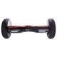 Hoverboard cu roti de 10 inch cu capac - negru cu grip rosu