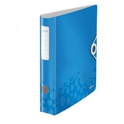 Biblioraft LEITZ Active Wow 180, 50mm, plastic PP - albastru metalizat