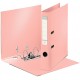 Biblioraft ESSELTE No. 1 Power, A4, plastifiat PP/PP, margine metalica, 50 mm - culoarea piersicii