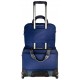 Geanta LEITZ Complete cu 2 rotile Smart Traveller - albastru/violet