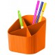 Suport pentru instrumente de scris, 4 compartimente, HAN X-Loop Trend-Colours - orange