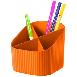 Suport pentru instrumente de scris, 4 compartimente, HAN X-Loop Trend-Colours - orange