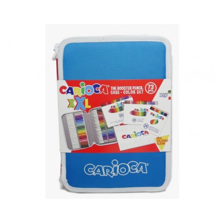 Penar XXL cu 2 fermoare, complet echipat, CARIOCA Neon