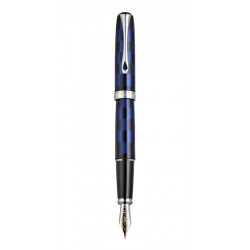 DIPLOMAT Excellence A - Rome Black Blue - stilou cu penita M, aurita 14kt.