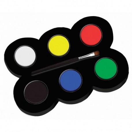 Set machiaj ALPINO Make-up pallete Classic - 6 culori + pensula
