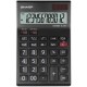 Calculator de birou, 12 digits, 176 x 112 x 13 mm, SHARP EL-125TWH - negru/alb