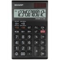 Calculator de birou, 12 digits, 155 x 97 x 12 mm, SHARP EL-126RWH - negru/alb