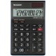 Calculator de birou, 14 digits, 155 x 97 x 12 mm, SHARP EL-144TBL - negru