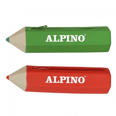 Penar cilindric cu fermoar, tip creion, ALPINO