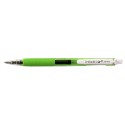 Pix cu gel PENAC Inketti, rubber grip, 0.5mm, corp verde lime transparent - scriere verde lime