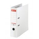 Biblioraft ESSELTE No.1 Power Jumbo Plus, 80 mm - alb vivida