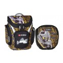 Ghiozdan scoala Explorer + sac sport, LEGO Core Line - design negru NinjaGo Cole