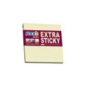 Notes autoadeziv extra-sticky 76 x 76mm, 90 file, Stick"n - galben pastel