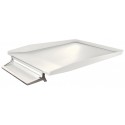 Tavita slim pentru documente LEITZ Style - alb arctic