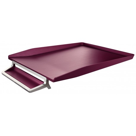 Tavita slim pentru documente LEITZ Style - grena