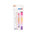 Stick index hartie color 45 x 15 mm, 6 x 30 file/set, Stick"n - 6 culori neon si pastel