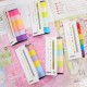 Stick index hartie color 45 x 15 mm, 6 x 30 file/set, Stick"n - 6 culori neon si pastel