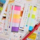 Stick index hartie color 45 x 15 mm, 6 x 30 file/set, Stick"n - 6 culori neon si pastel