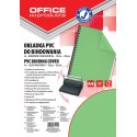 Coperta plastic PVC, 200 microni, A4, 100/top Office Products - verde transparent