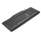 Tastatura cu fir Trust Classicline,cablu 1.8m-negru