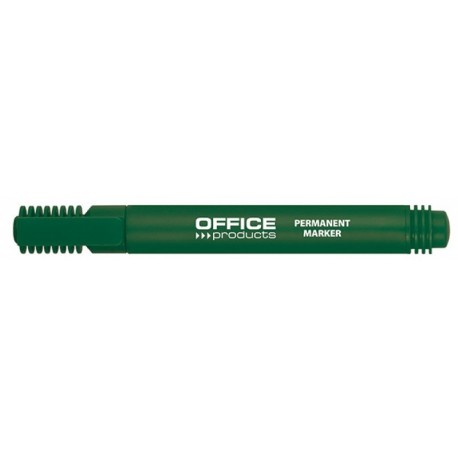 Permanent marker, varf rotund, corp plastic, Office Products - verde