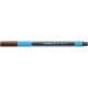 Pix SCHNEIDER Slider Edge XB, rubber grip, varf 1.4mm - scriere maro