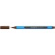Pix SCHNEIDER Slider Edge XB, rubber grip, varf 1.4mm - scriere maro