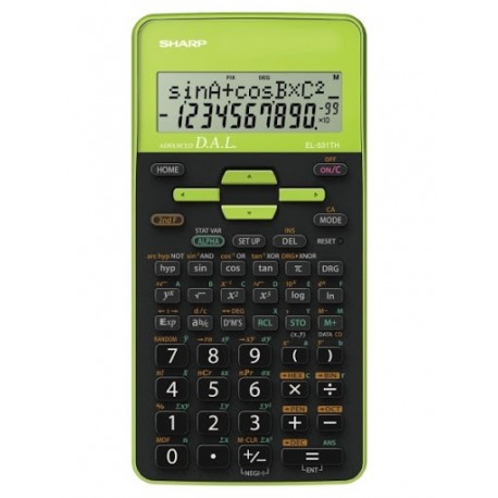 Calculator stiintific, 10 digits, 272 functiuni, 158 x 80 x 14 mm, SHARP EL-531THBGR - negru