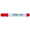 Marker pentru table de scris, varf rotund, corp plastic, Office Products - rosu